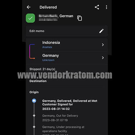 shipping kratom germany