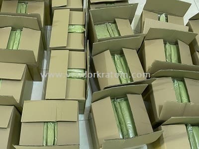 Kratom verpakking op paletten – klaar voor internationale groothandel export.