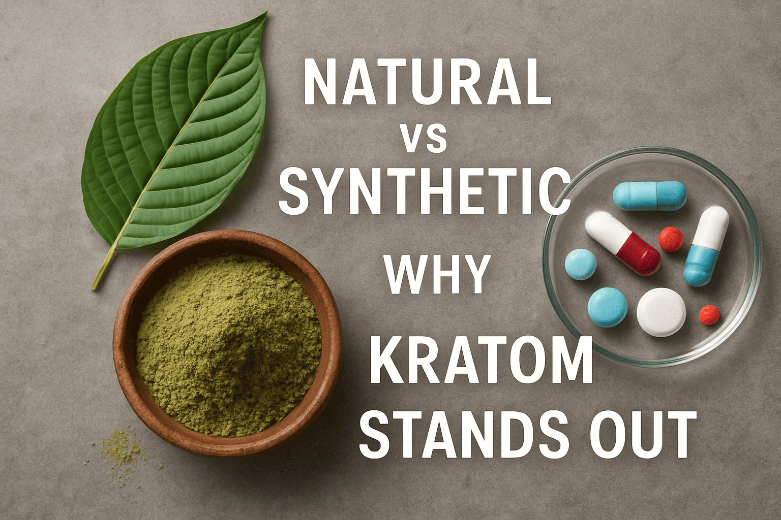 Natural vs Synthetic: Why Kratom Stands Out