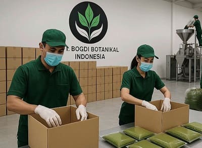 Hromadné balení kratom prášku ve velkém množství